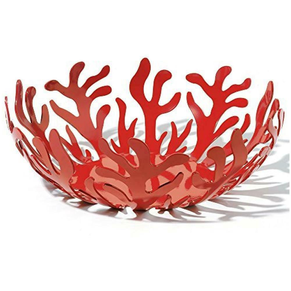 Mediterraneo Fruttiera in Acciaio Colorato - Rosso - Foto 1