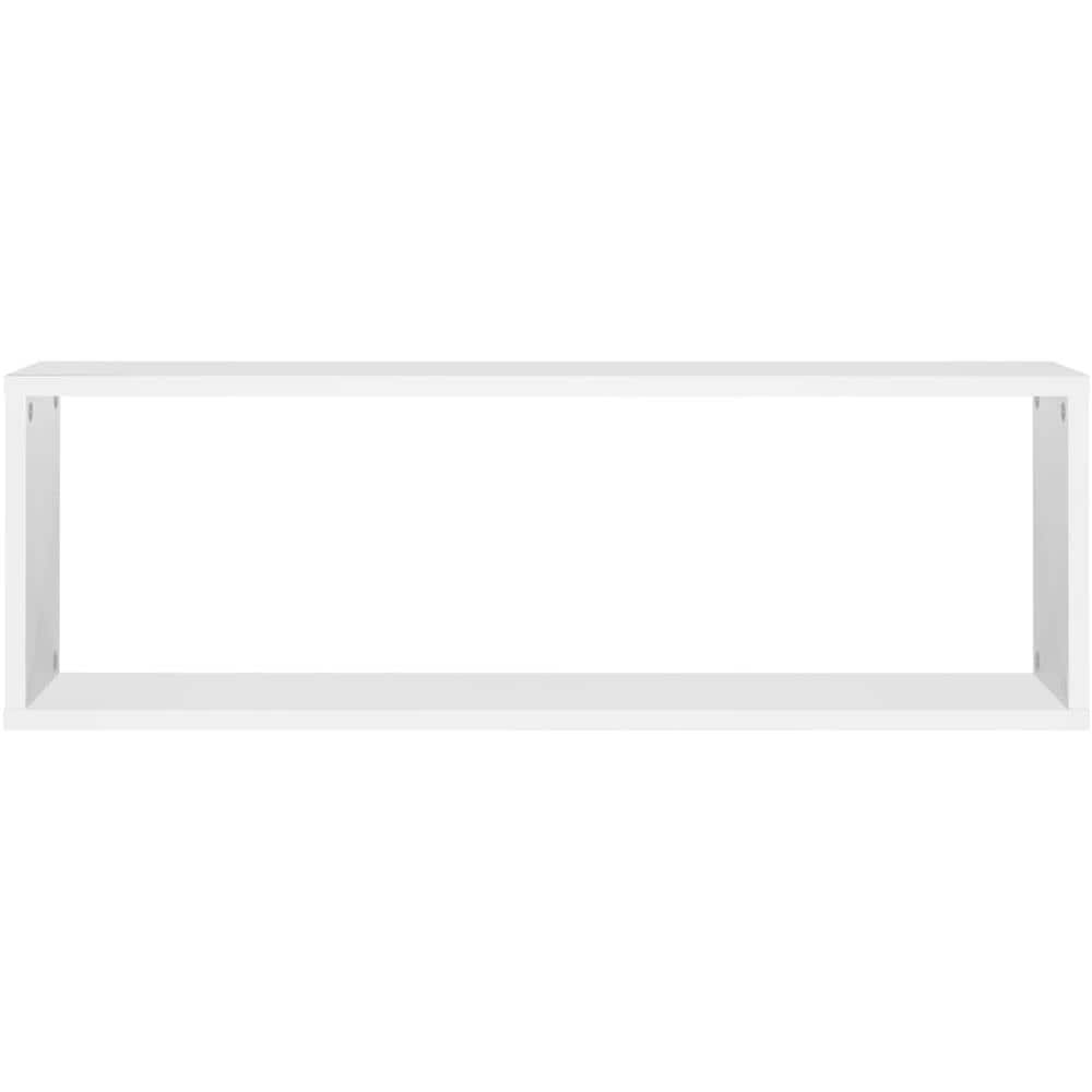 Mensole Parete a Cubo 4pz Bianco 80x15x26,5cm Legno Multistrato - Foto 9