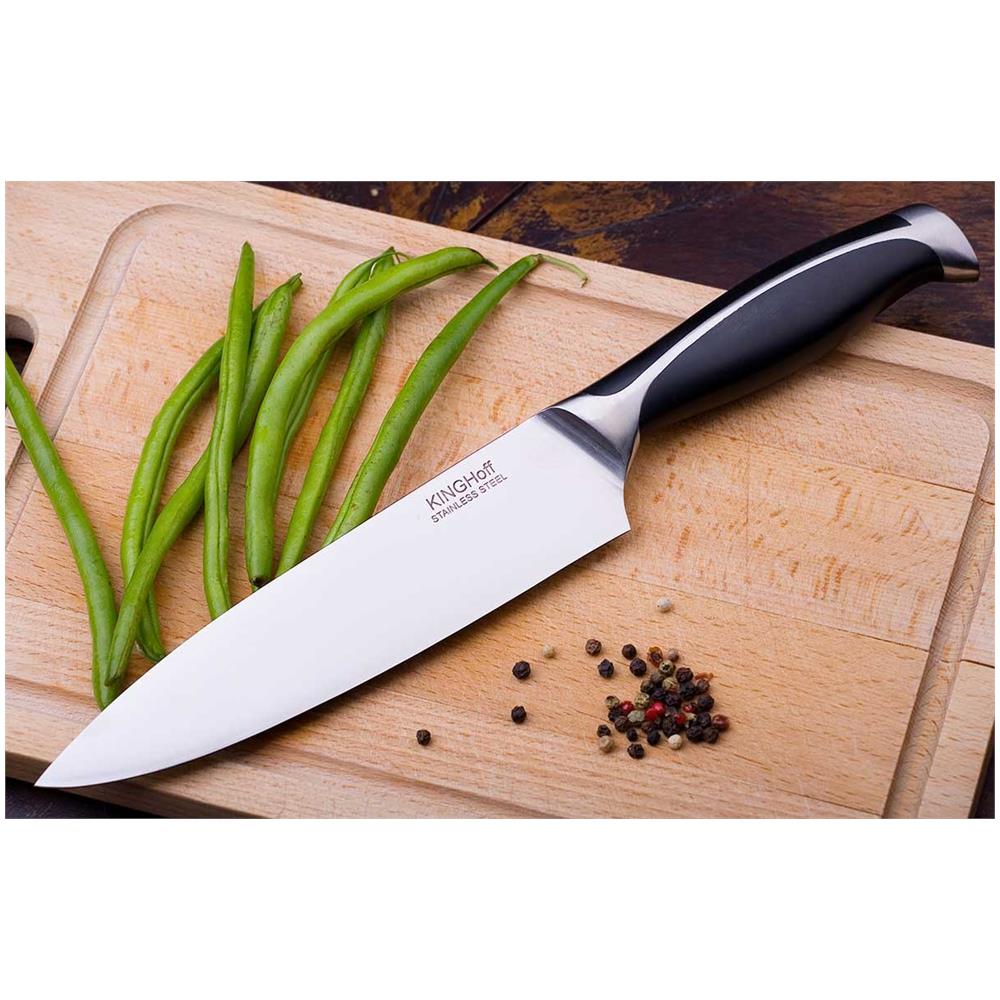 Coltello Da Cuoco In Acciaio Kinghoff Kh-3430 22cm - Foto 2