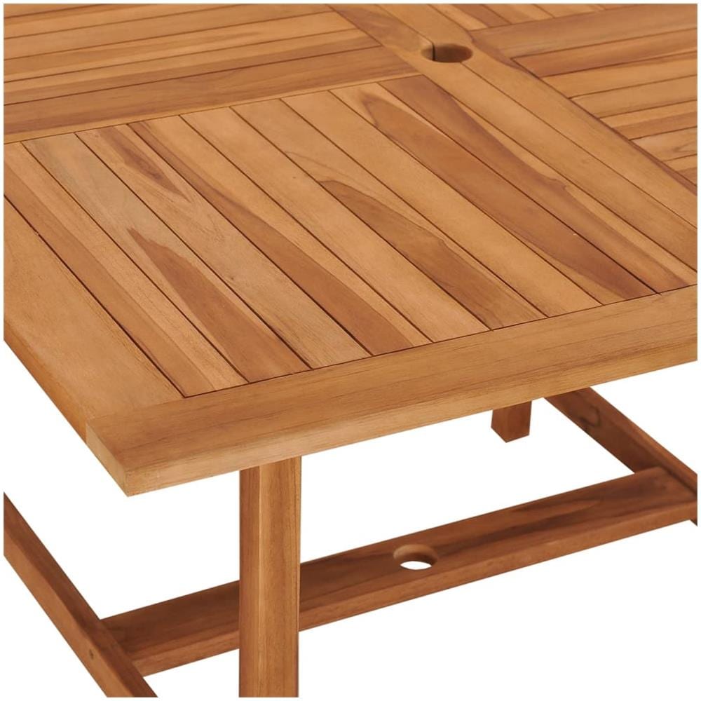 Tavolo Pranzo Da Giardino 110x110x75 Cm Legno Massello Di Teak - Foto 1
