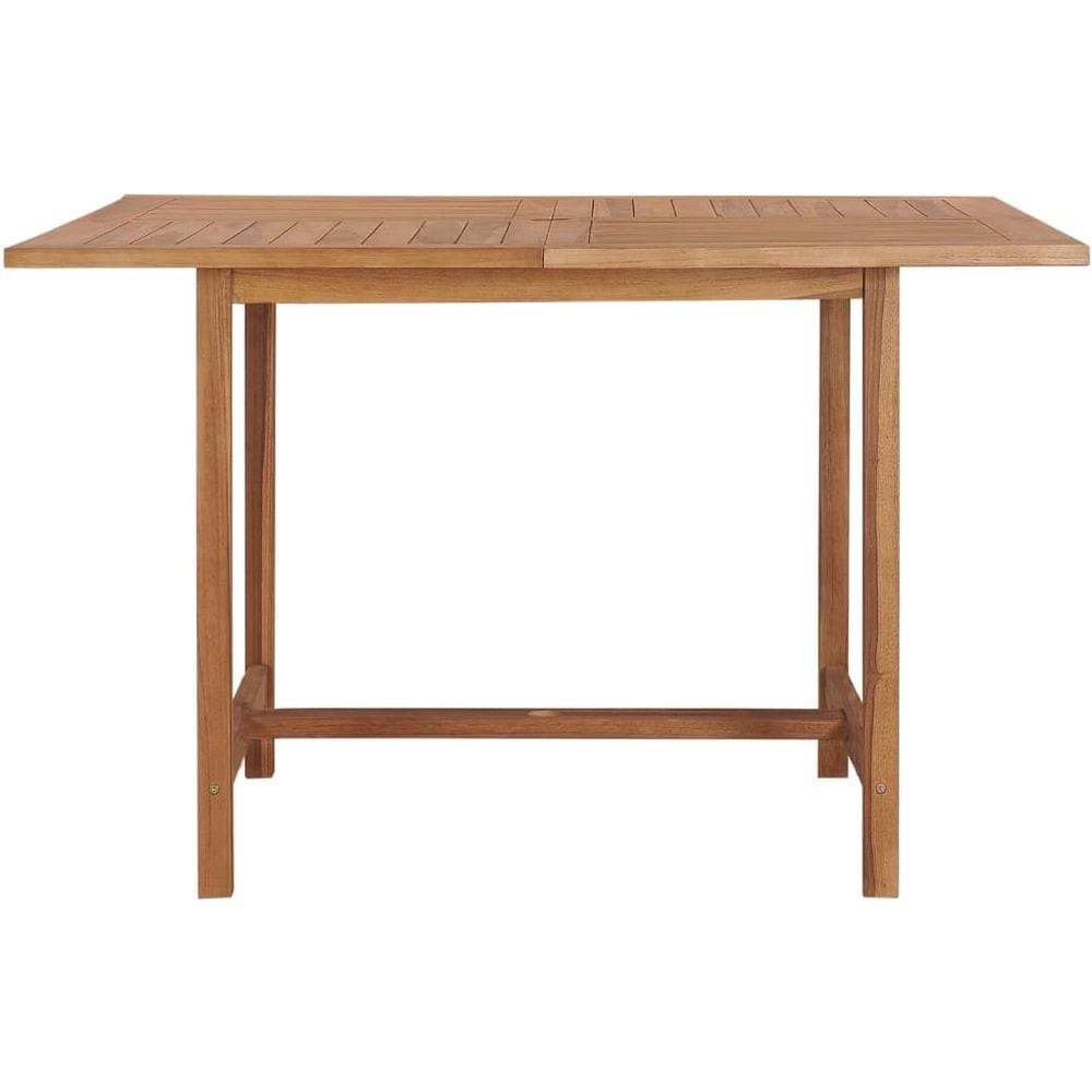 Tavolo Pranzo Da Giardino 110x110x75 Cm Legno Massello Di Teak - Foto 2
