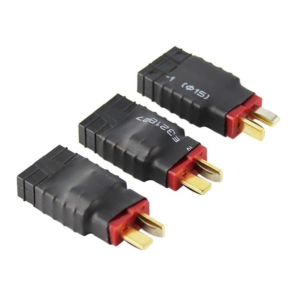3 Pezzi Maschio Deans To Female Adattatore Wireless Per Connettore Trx Traxxas Caricabatterie Rc (confezione Da 3)  - Foto 1