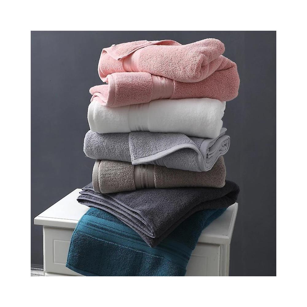 QAJ Set 16 Asciugamani Da Bagno In Cotone: Morbidi E Assorbenti - 4 Asciugamani 68x137, 4 Viso, 8 Salviette