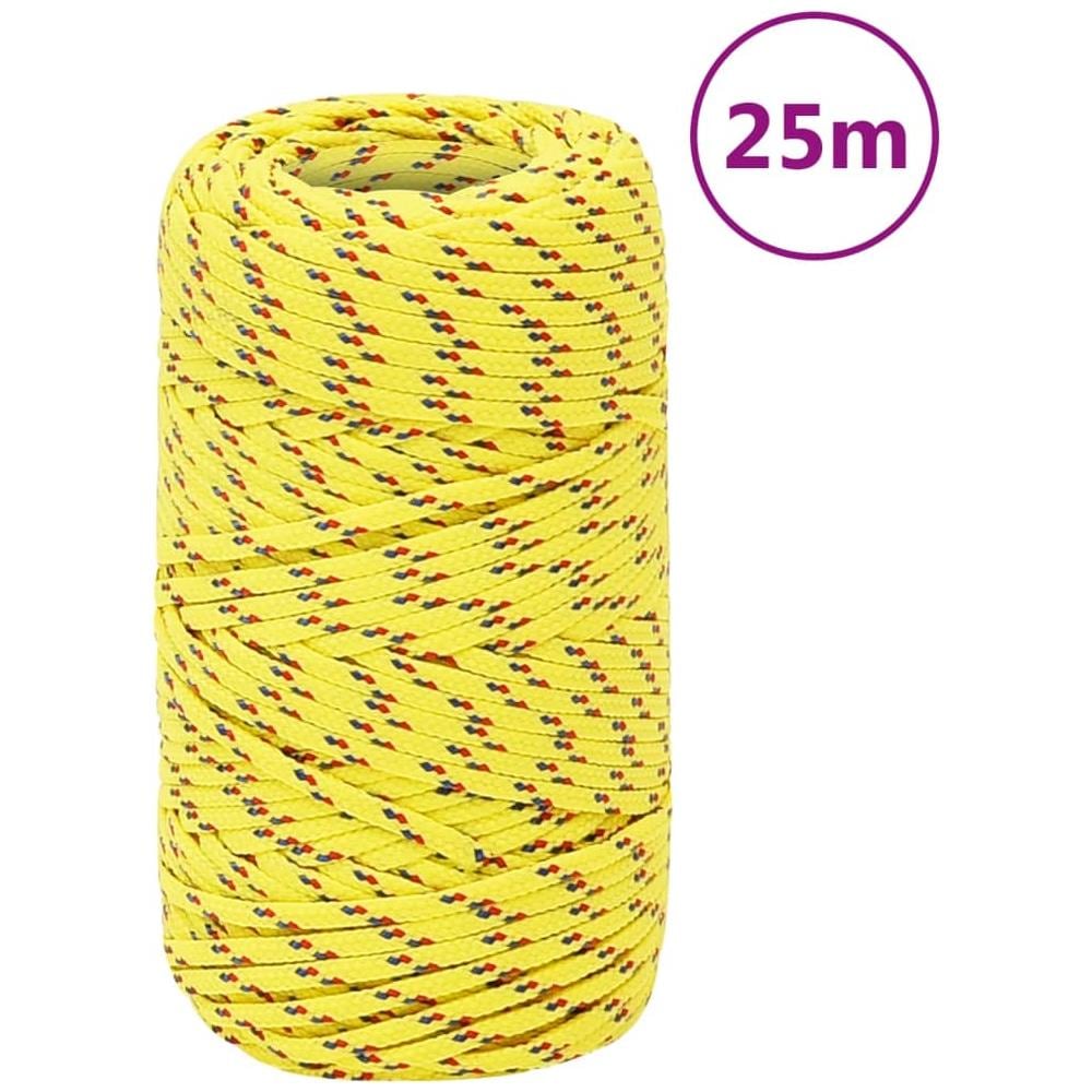 Corda Nautica Gialla 2 Mm 25 M In Polipropilene - Foto 1