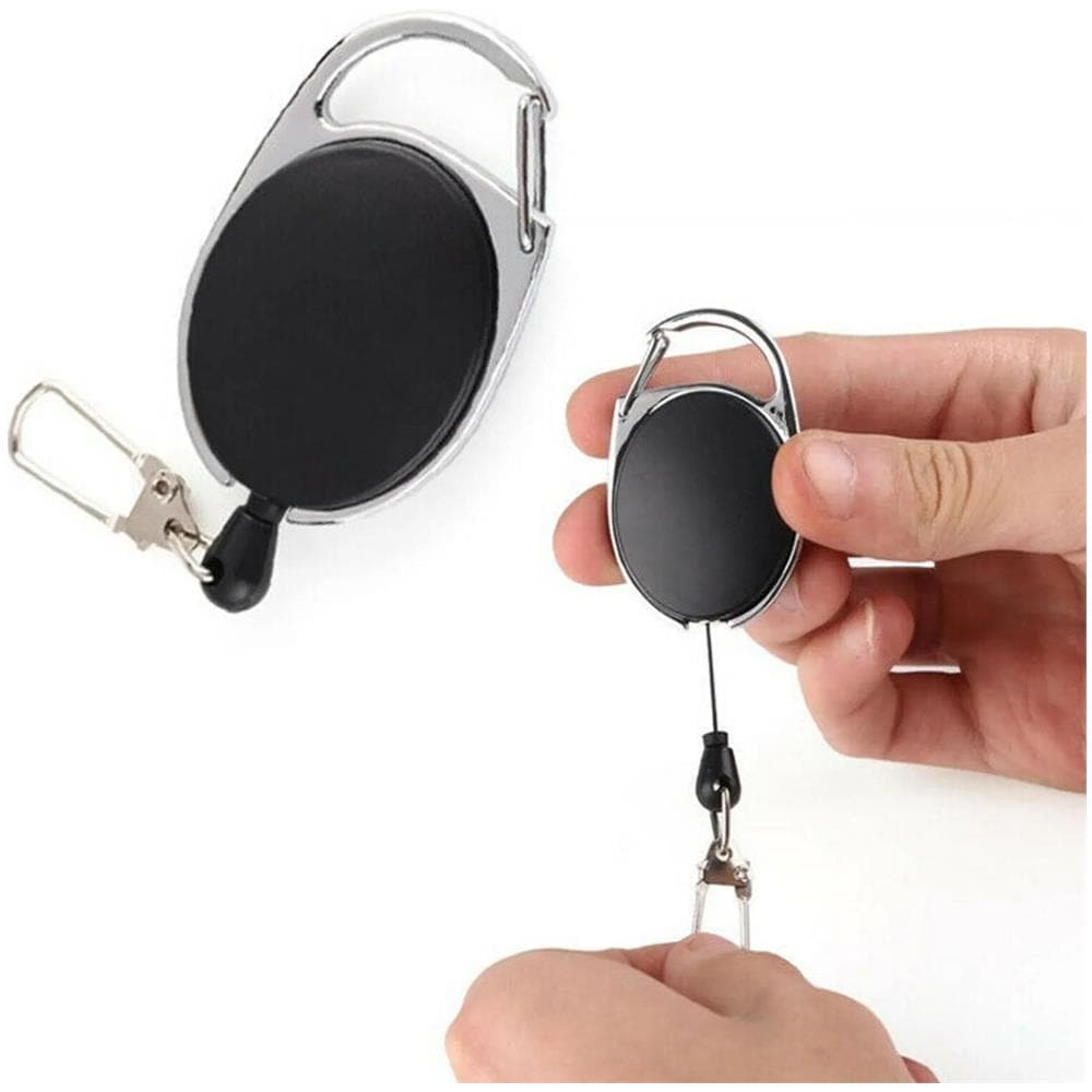 Portachiavi Estensibile Con Funzione Yo-yo E Cordino 72 Cm   2 Pacchi - Foto 1