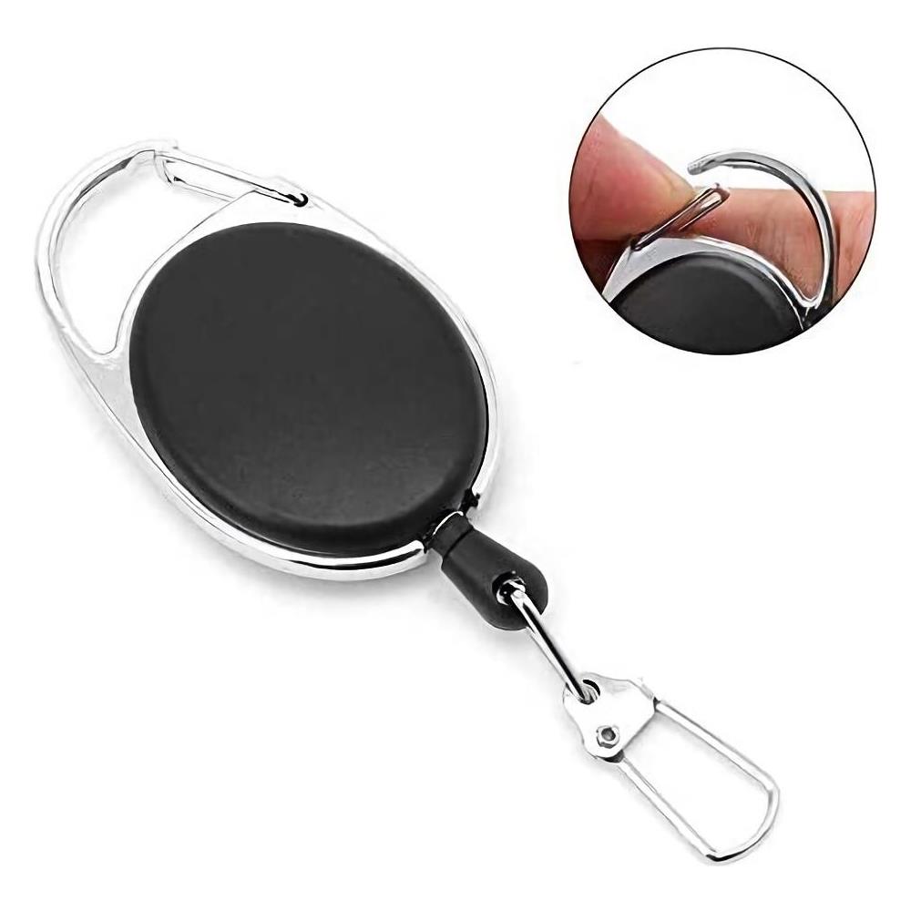 Portachiavi Estensibile Con Funzione Yo-yo E Cordino 72 Cm   2 Pacchi - Foto 2