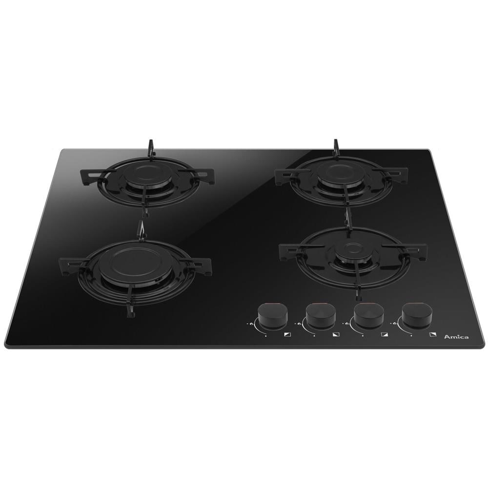 Piano Cottura PGCD6100BOB a Gas 4 Fuochi Gas Colore Nero - Foto 2