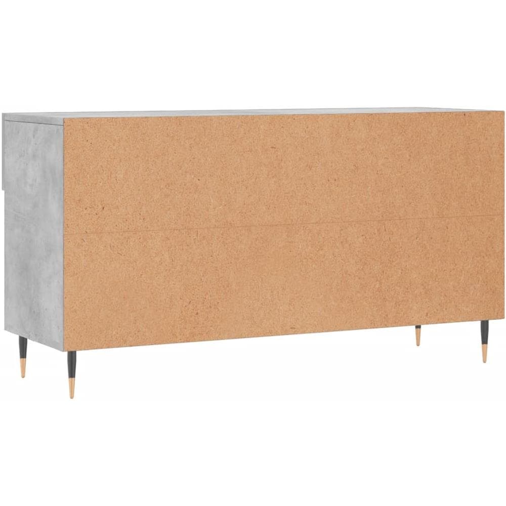 Panca Porta Scarpe Grigio Cemento 102x35x55cm Legno Multistrato - Foto 10