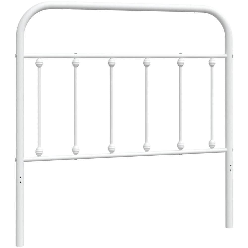 Testiera In Metallo Bianco 100 Cm - Foto 2