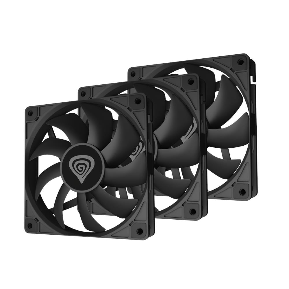 Oxal 120 Case per computer Ventilatore 12 cm Nero 3 pz - Foto 2