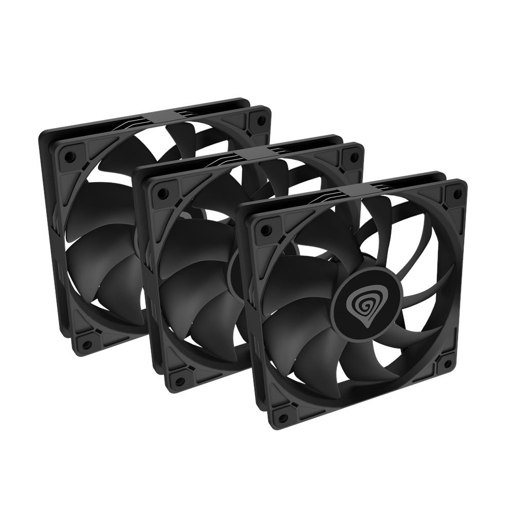 Oxal 120 Case per computer Ventilatore 12 cm Nero 3 pz - Foto 1