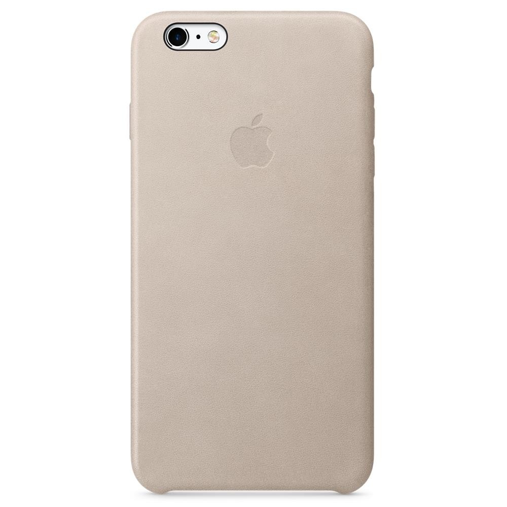 Custodia in Pelle per iPhone 6S Plus Grigio Rosa - Foto 1