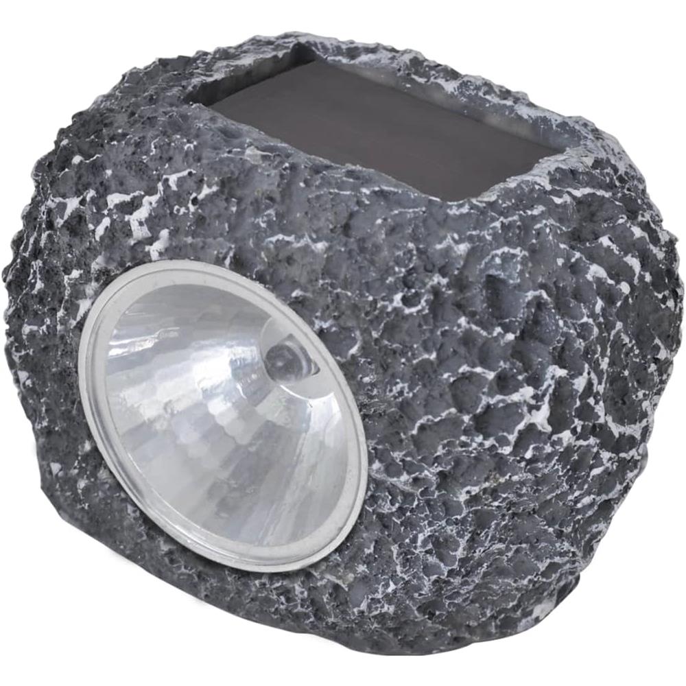 Outdoor Faretti Solari con LED Forma Pietra 12 pz - Foto 2
