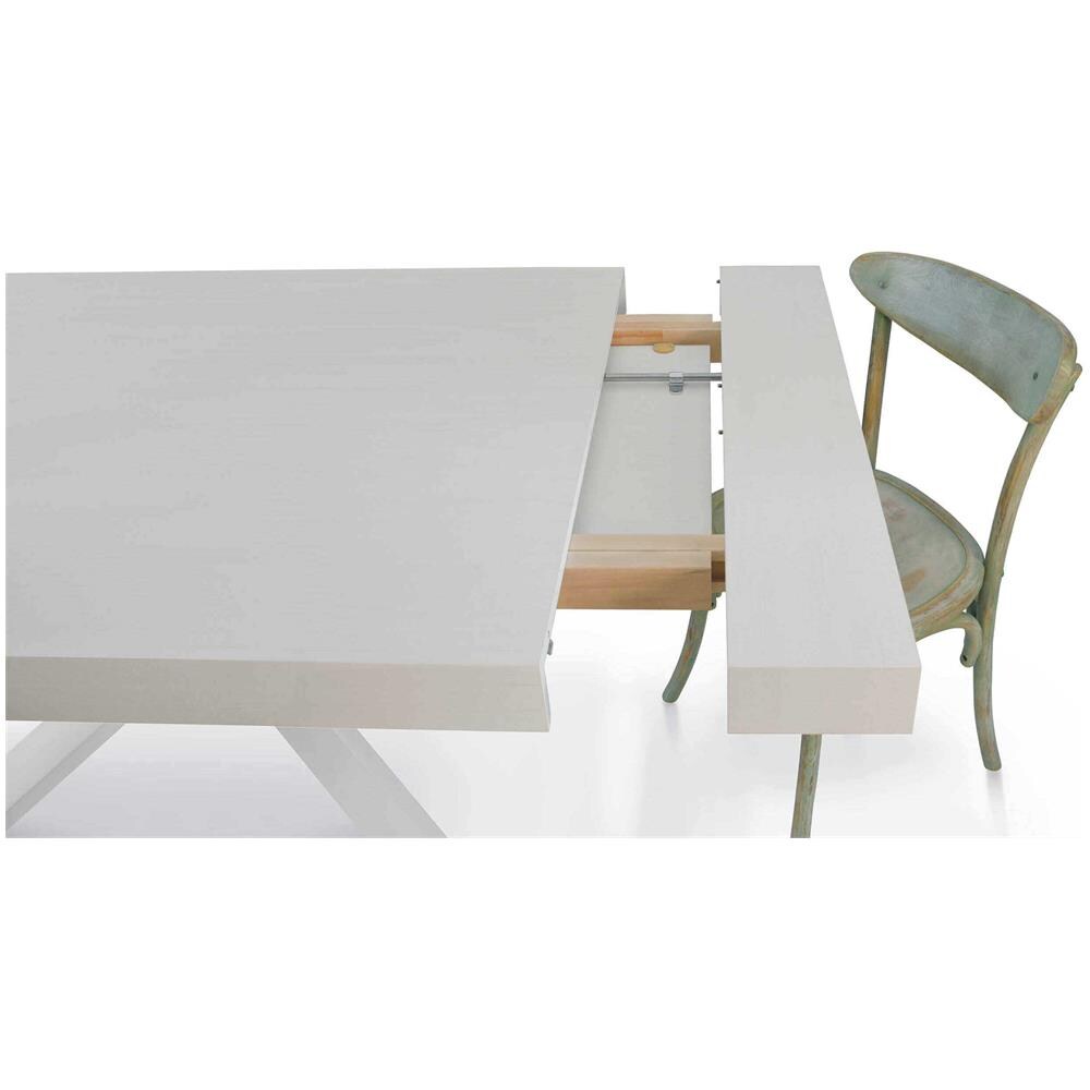 Flora - Tavolo In Legno E Acciaio 160 X 90 - Foto 2