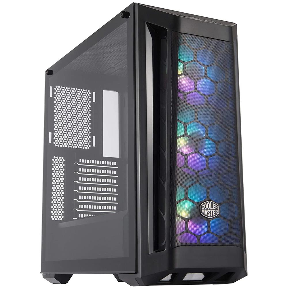 Case MasterBox MB511 ARGB Middle Tower ATX / EATX / Micro-ATX / Mini-ITX / SSI CEB 2 Porte USB 3.0 Colore Nero (Finestrato)  - Foto 1