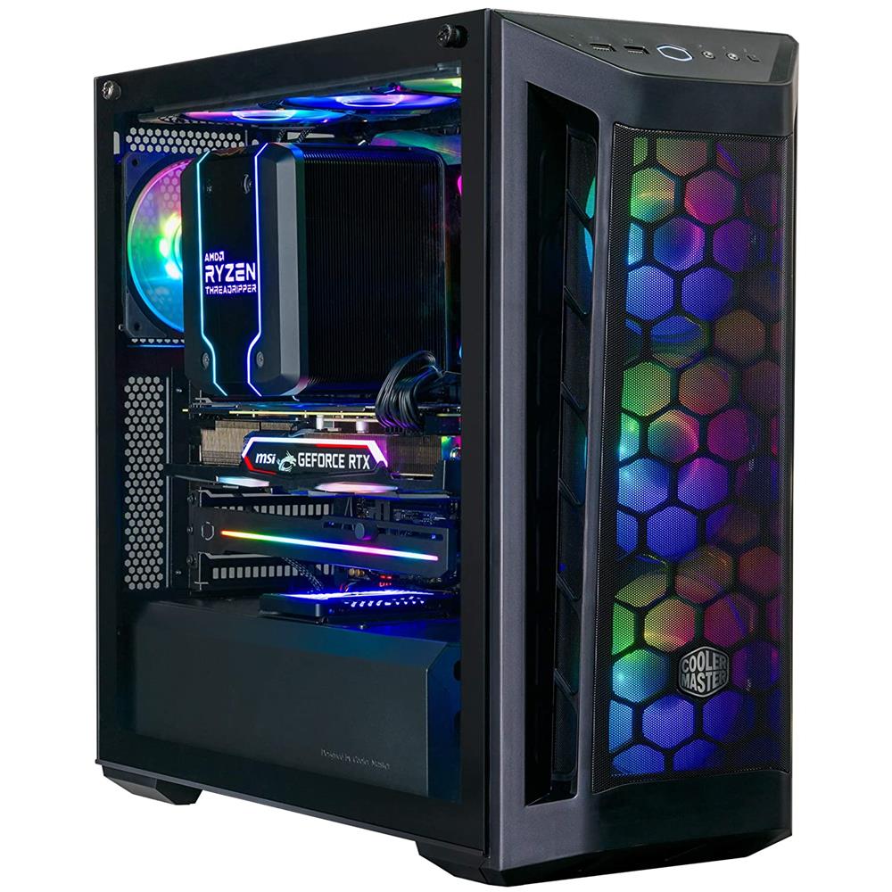 Case MasterBox MB511 ARGB Middle Tower ATX / EATX / Micro-ATX / Mini-ITX / SSI CEB 2 Porte USB 3.0 Colore Nero (Finestrato)  - Foto 2
