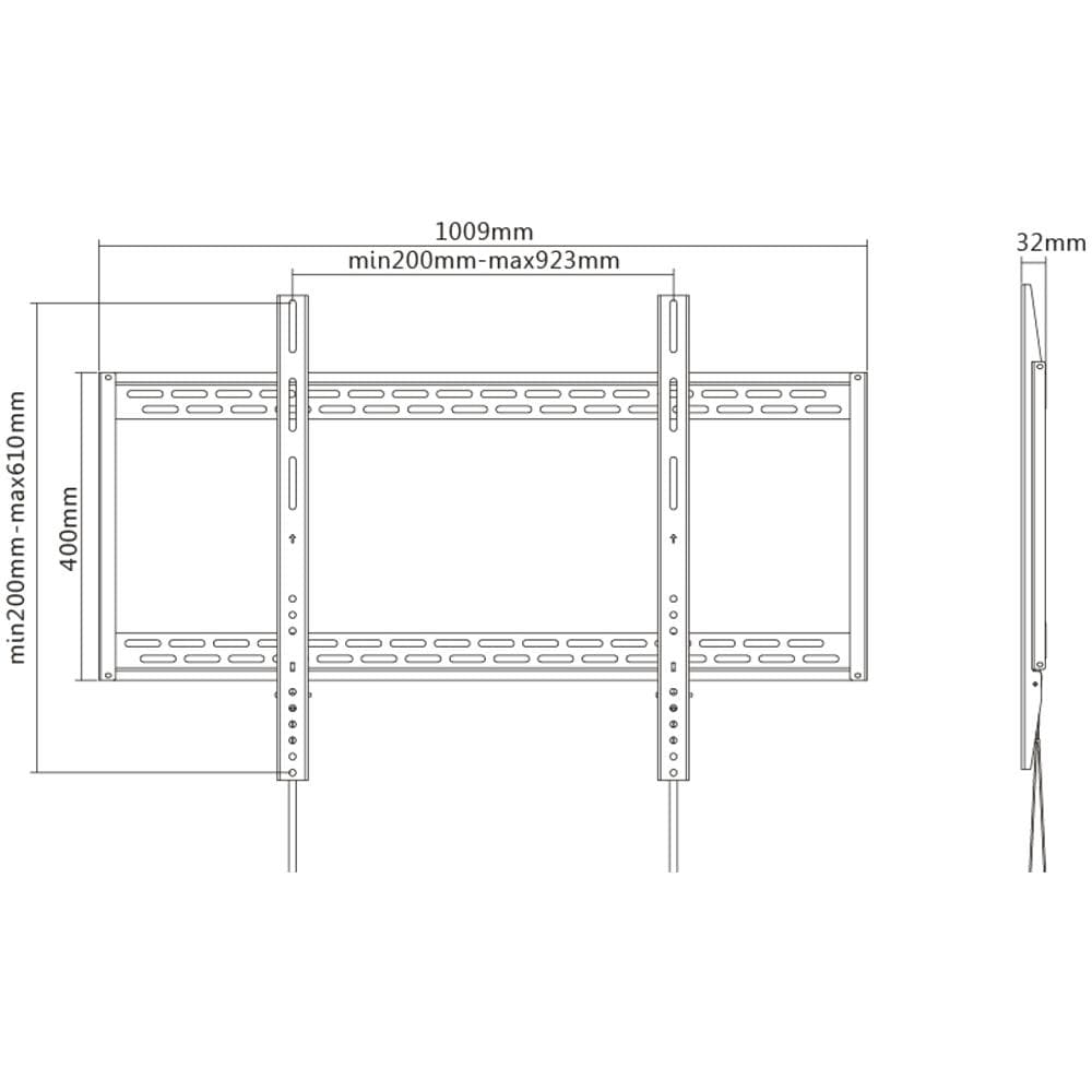 Supporto a Parete LFD-W1000 per Monitor LCD /LED /Plasma - Foto 2