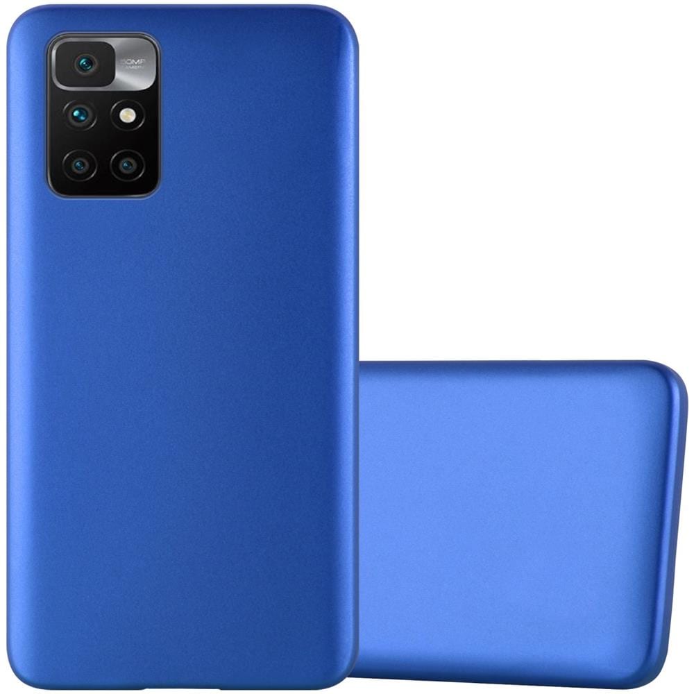 Custodia Compatibile Con Xiaomi Redmi 10 / Redmi Note 11 4g In Blu Metallico - Coperchio Protettivo In Silicone Tpu Flessibile - Foto 1