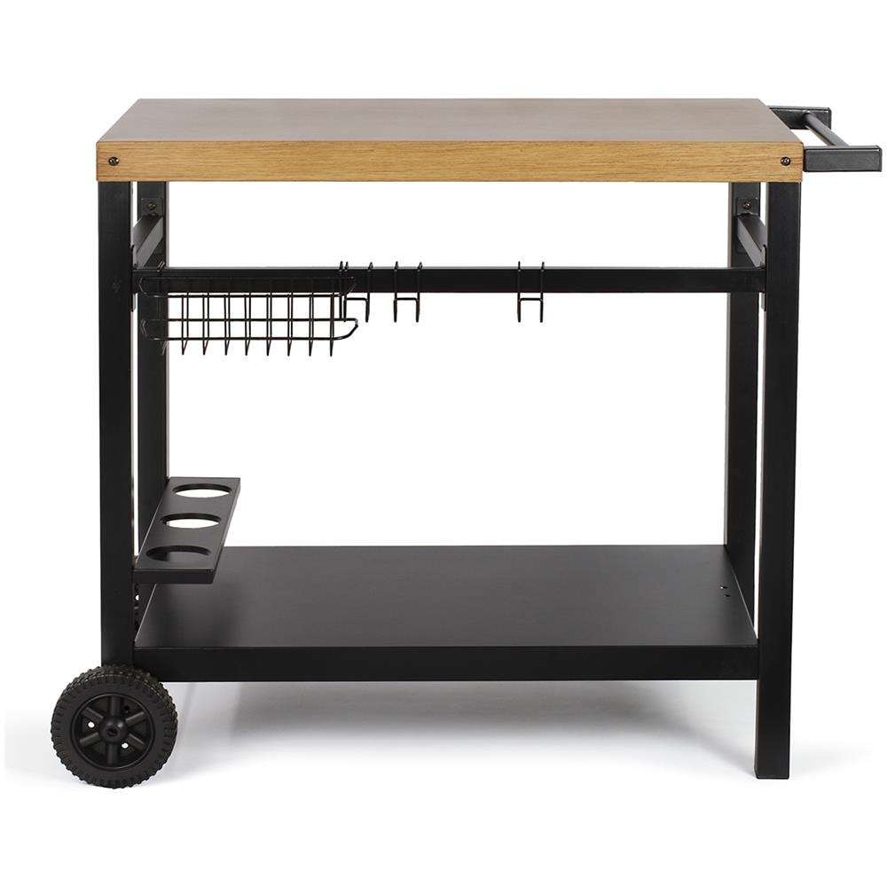 Carrello Per Plancha Nero /legno - Gs131 - Foto 2