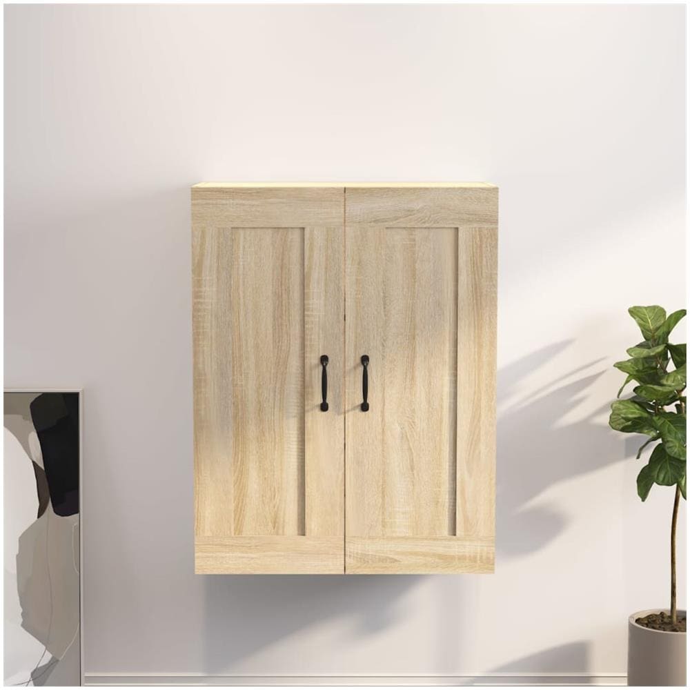 Armadietto Pensile a Parete Rovere Sonoma 69,5x32,5x90 cm - Foto 1