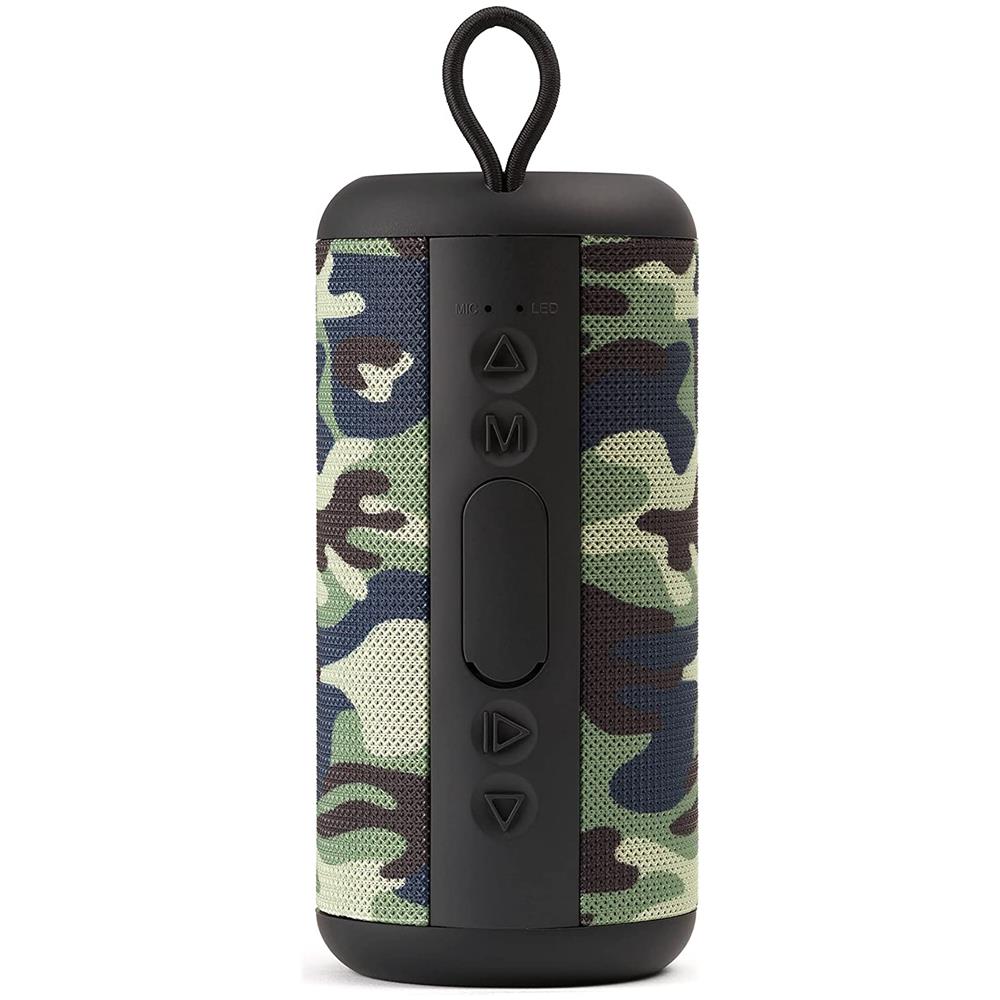 Music Sound Vertical Altoparlante Portatile Stereo Potenza 5 W Bluetooth - Camouflage - Foto 2