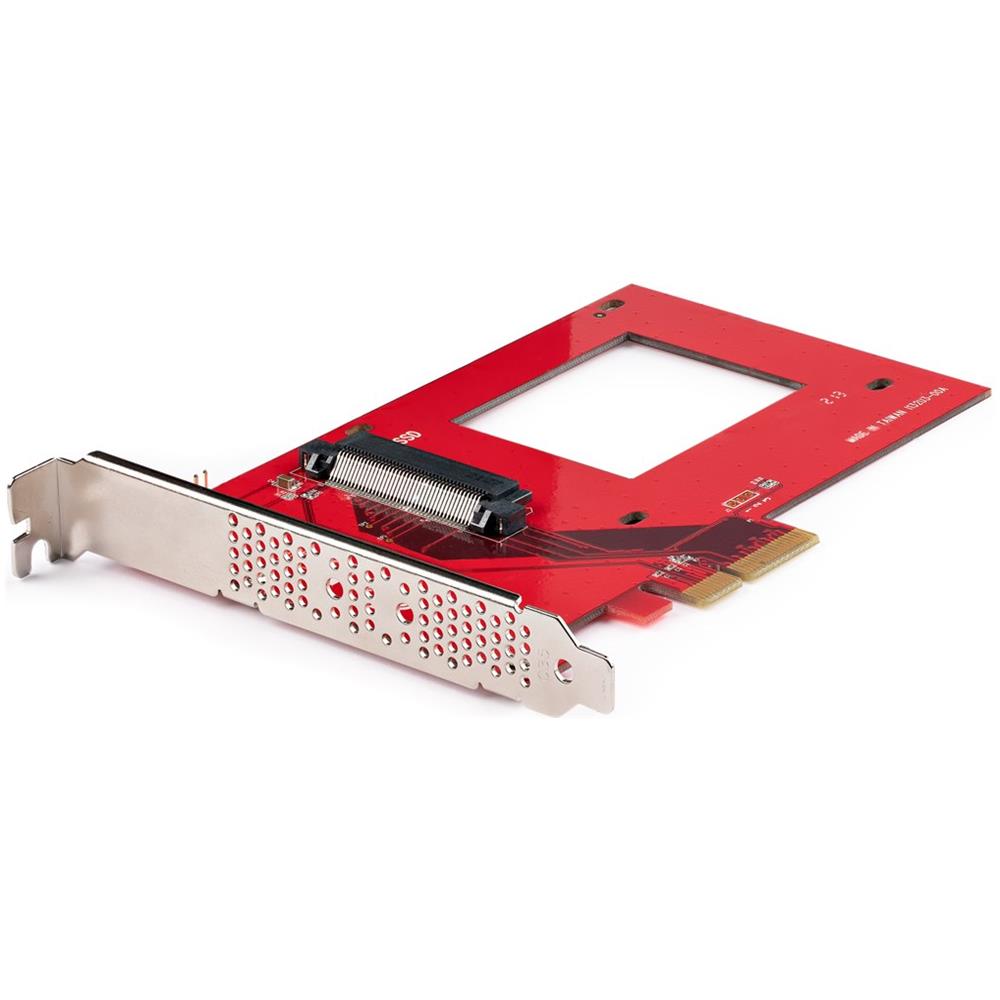 Scheda adattatore da U. 3 a PCIe, adattatore PCIe 4.0 x4 per SSD U. 3 NVMe da 2,5", scheda aggiuntiva PCI Express SFF-TA-1001 per desktop /server, conforme a TAA - Indipendente dal Sistema Operativo - Foto 1