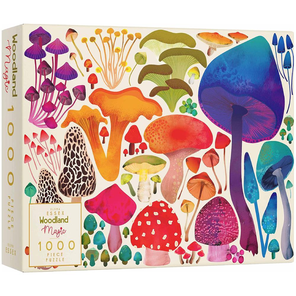 Puzzle Da 1000 Pezzi Per Adulti - Puzzle Magico Del Bosco 1000 Pezzi Funghi Funghi Natura Fauna Selvatica Puzzle Per Adulti Dimensioni 28 X 20 Pollici Puzzle - Foto 1