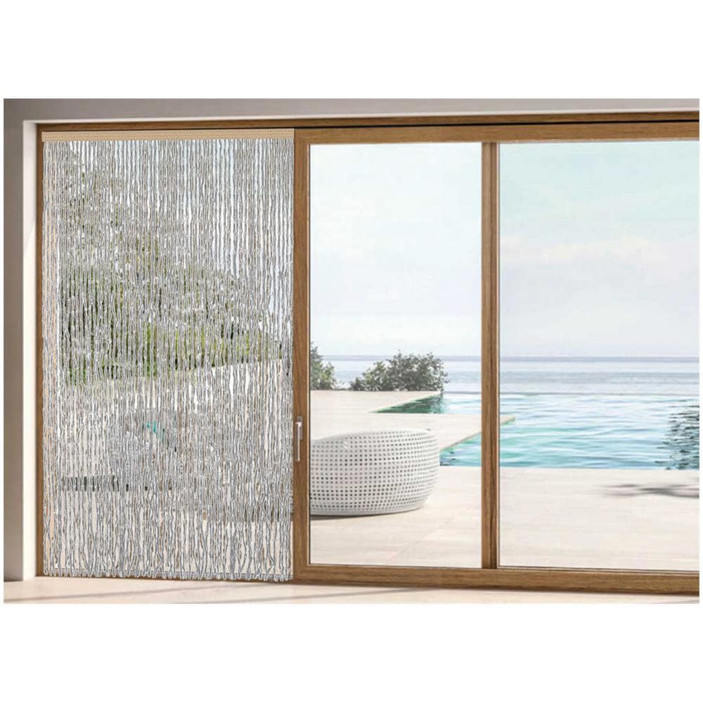 Tenda Antimosca Antirumore Caduta Pannello Porta Finestra Casa Mais Vari Colori 140x240 Grigio - Foto 1