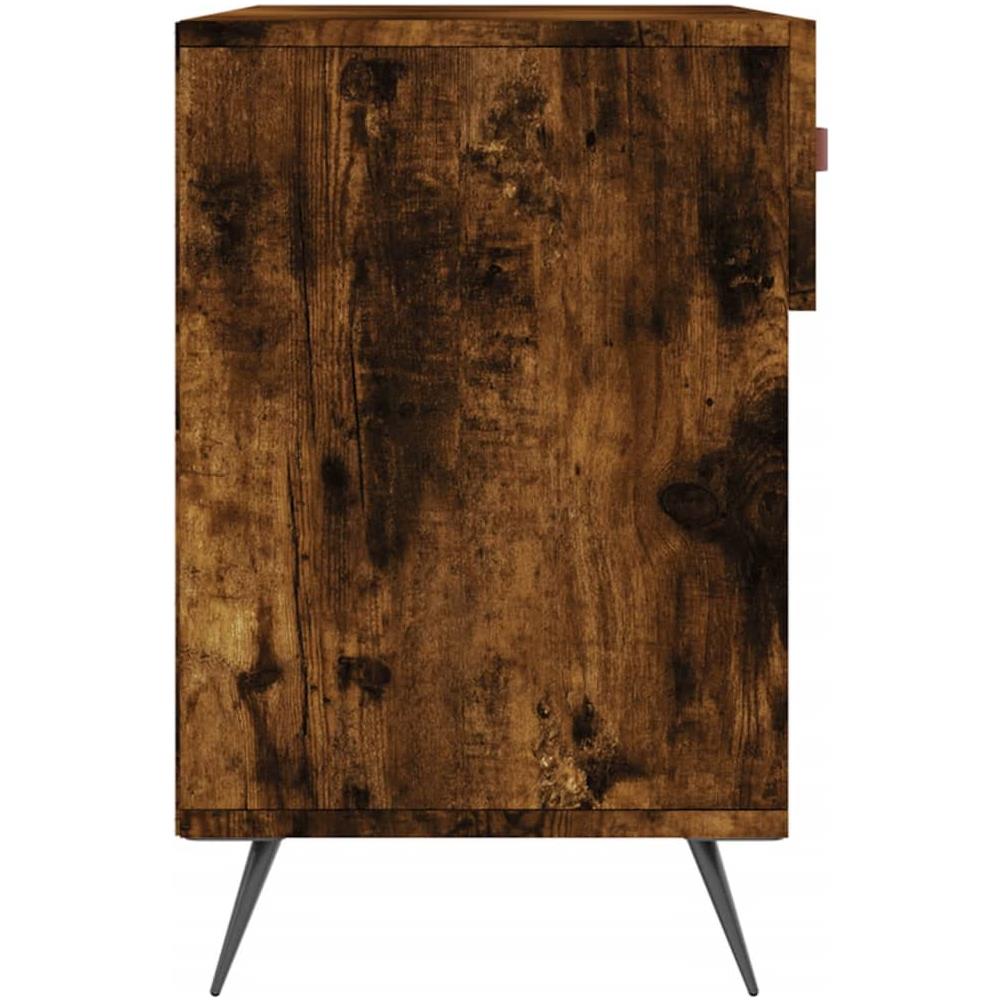 Panca Porta Scarpe Rovere Fumo 102x35x55 Cm Legno Multistrato - Foto 2