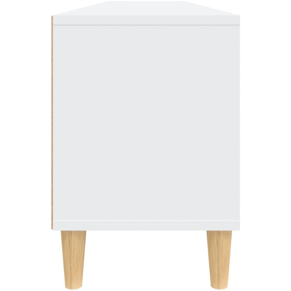 Mobile Porta Tv Bianco 150x30x44,5 Cm In Legno Multistrato - Foto 8
