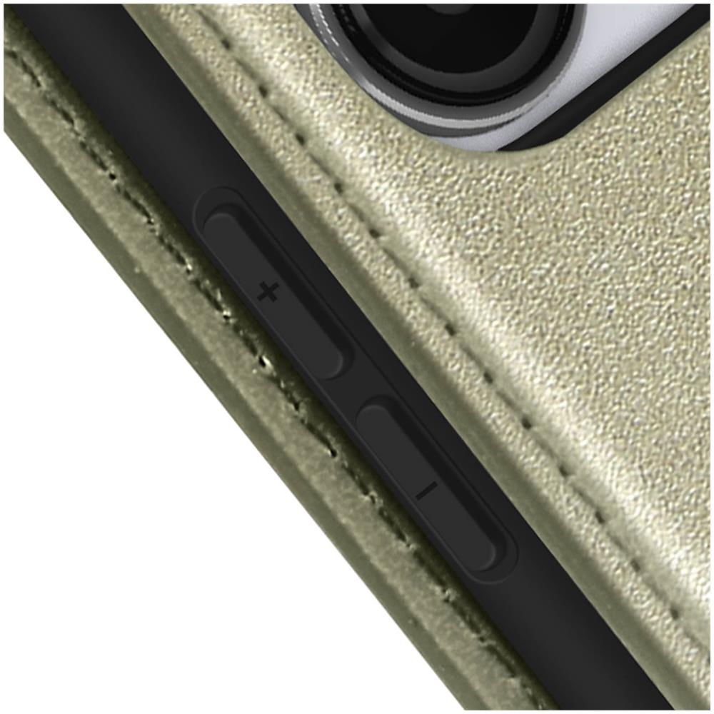 Custodia Per Huawei Y6p Portacarte Supporto Copertina Magnetica Oro - Foto 5