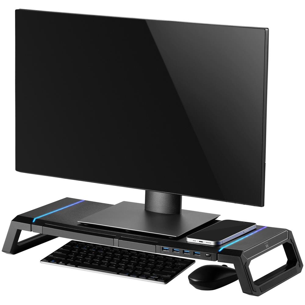 EW1268 supporto da tavolo per Tv a schermo piatto Nero Scrivania - Foto 3