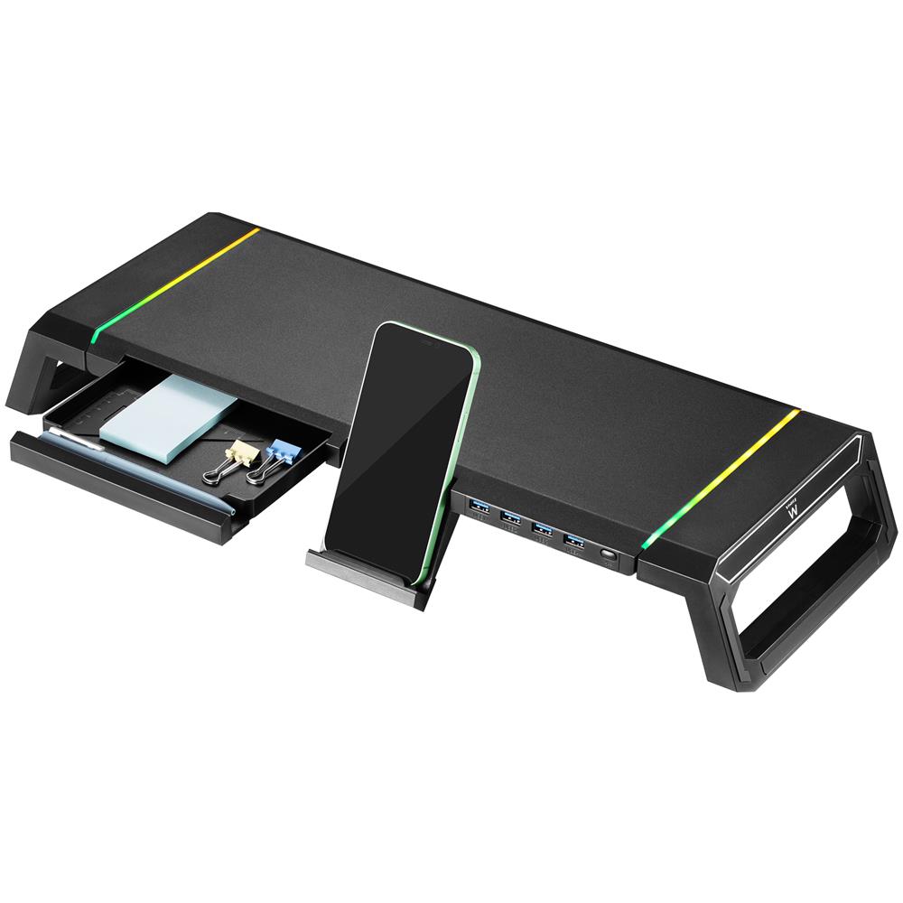 EW1268 supporto da tavolo per Tv a schermo piatto Nero Scrivania - Foto 1