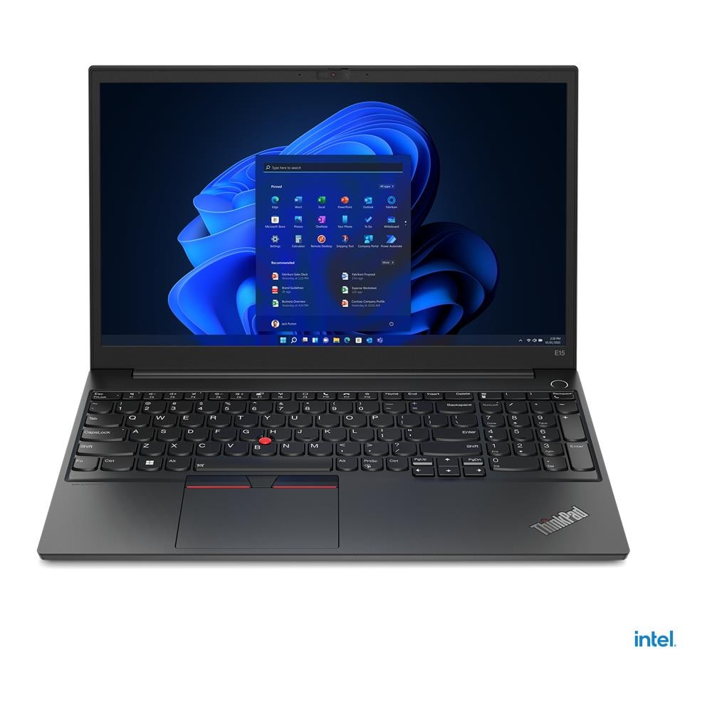Ultrabook ThinkPad E15 Gen 4 (Intel) Monitor 15,6" Full HD Intel Core i7-1255U Ram 16 GB SSD 512 GB NVIDIA GeForce MX550 2 GB 1xUSB 3.2 Windows 11 Pro - Foto 1