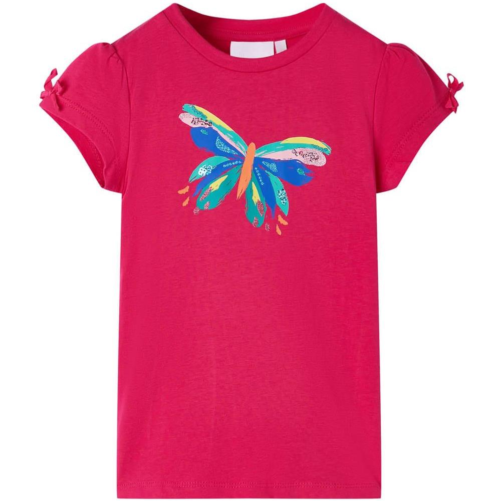 Maglietta da Bambina Fucsia 140 - Foto 1