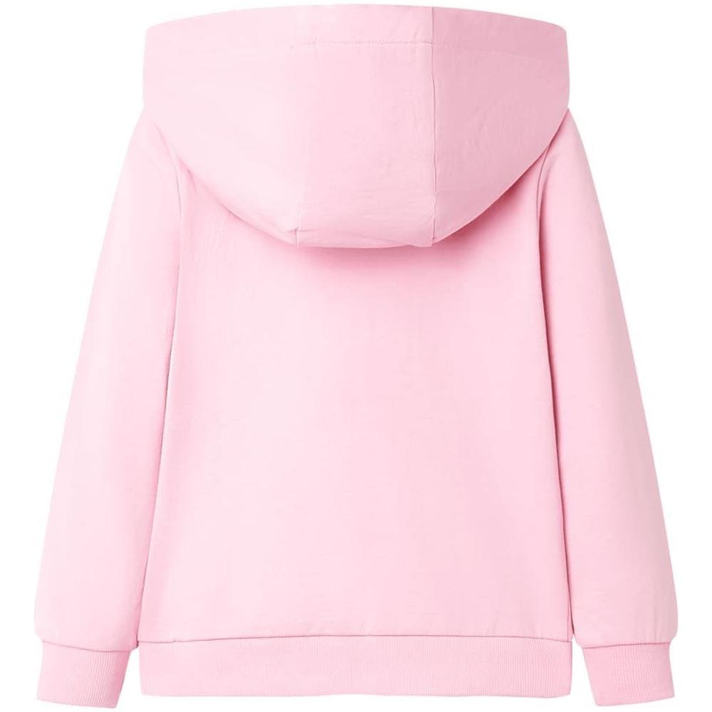Felpa con Cappuccio e Cerniera da Bambina Rosa Brillante 128 - Foto 2