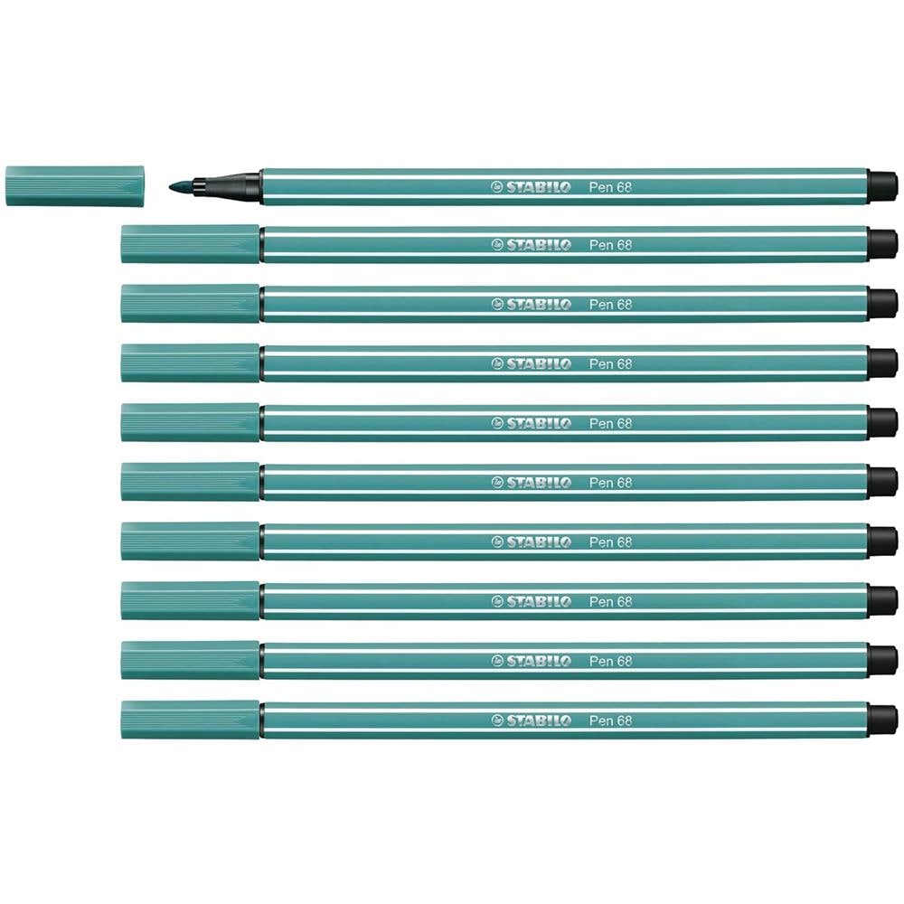 Pen 68 - Pennarello Premium - Confezione da 10 - Blu Turchese - Foto 1