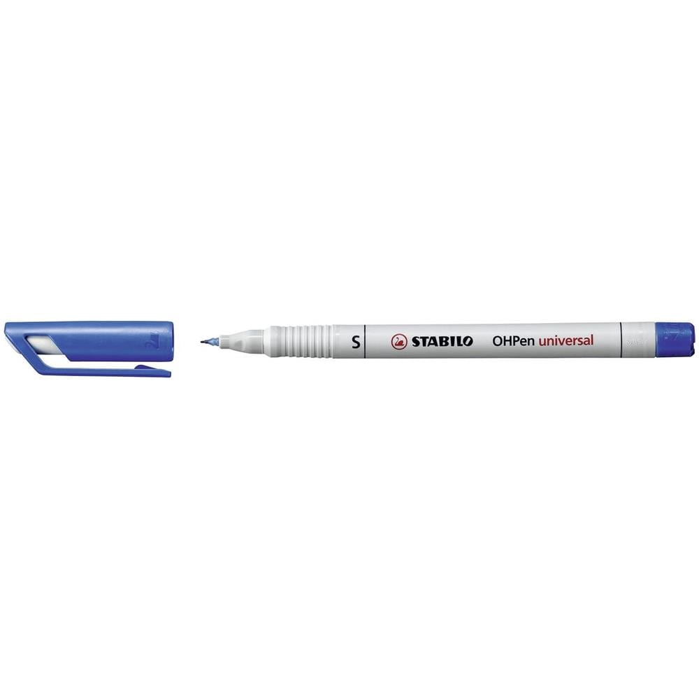 OHPen universal Cancellabile - Marcatore - Tratto Superfine (0,4 mm) - Confezione da 10 - Blu - Foto 2