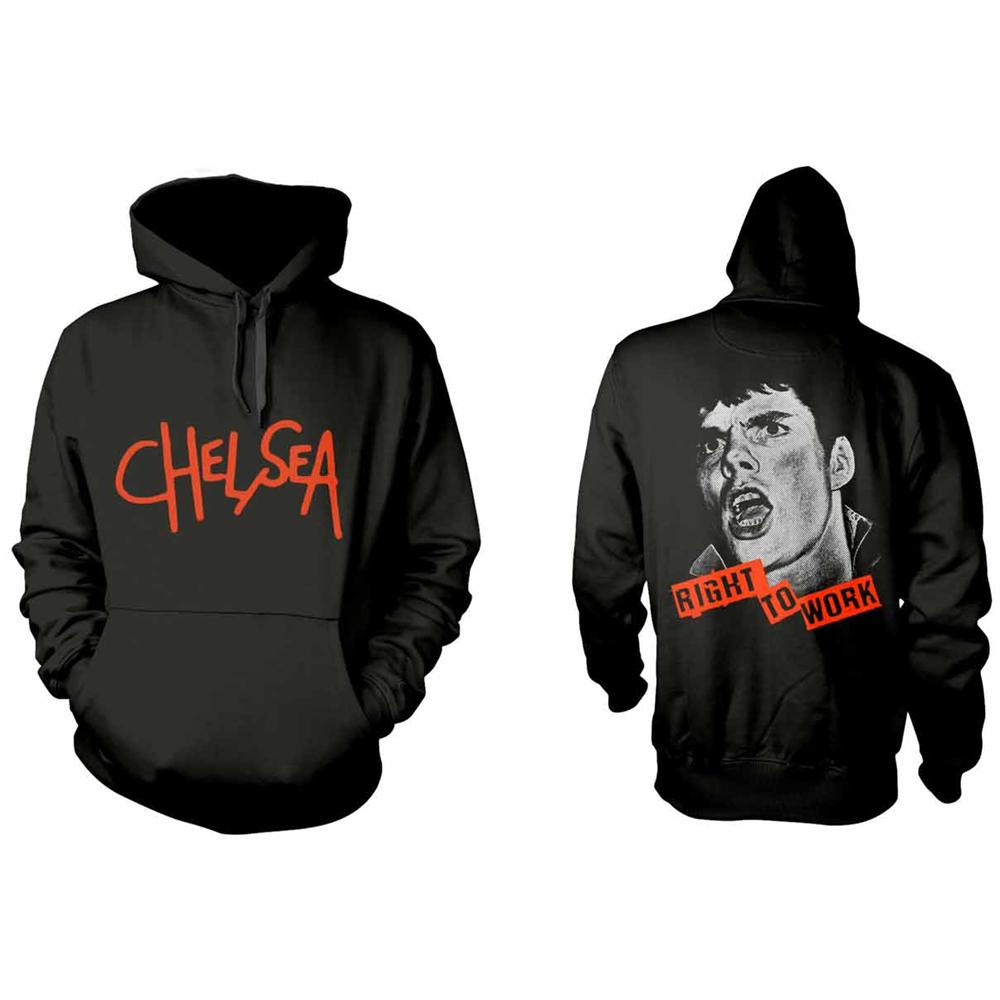 PHM - Chelsea - Right To Work (Felpa Con Cappuccio Unisex Tg. M) - ePRICE
