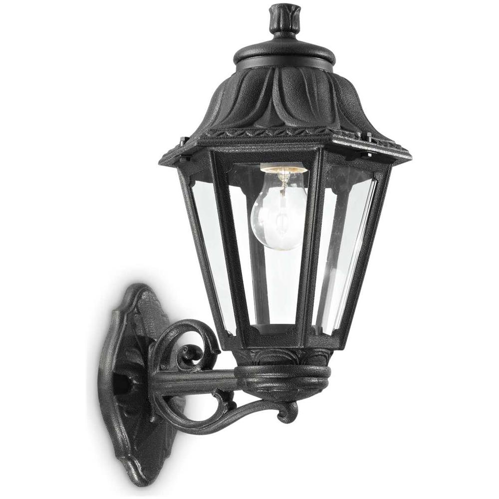 Lampada Da Parete Anna Ap1 Big Nero Max 1 X 60w E27 - 240v - Foto 4