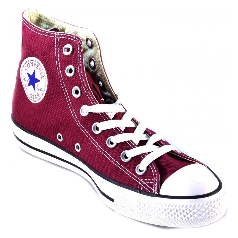 All Star Hi Maroon Vinaccio Tela Lacci M9613c 36,5 - Foto 1