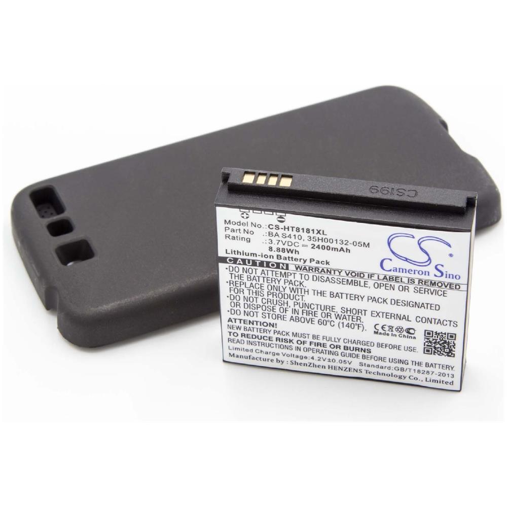 Batteria Li-ion Per Htc Desire, Desire Us, Bravo, A8181, Telstra, Triumph Sostituisce Ba S410, 35h00132-05m, 35h00132-00m 2400mah - Foto 1