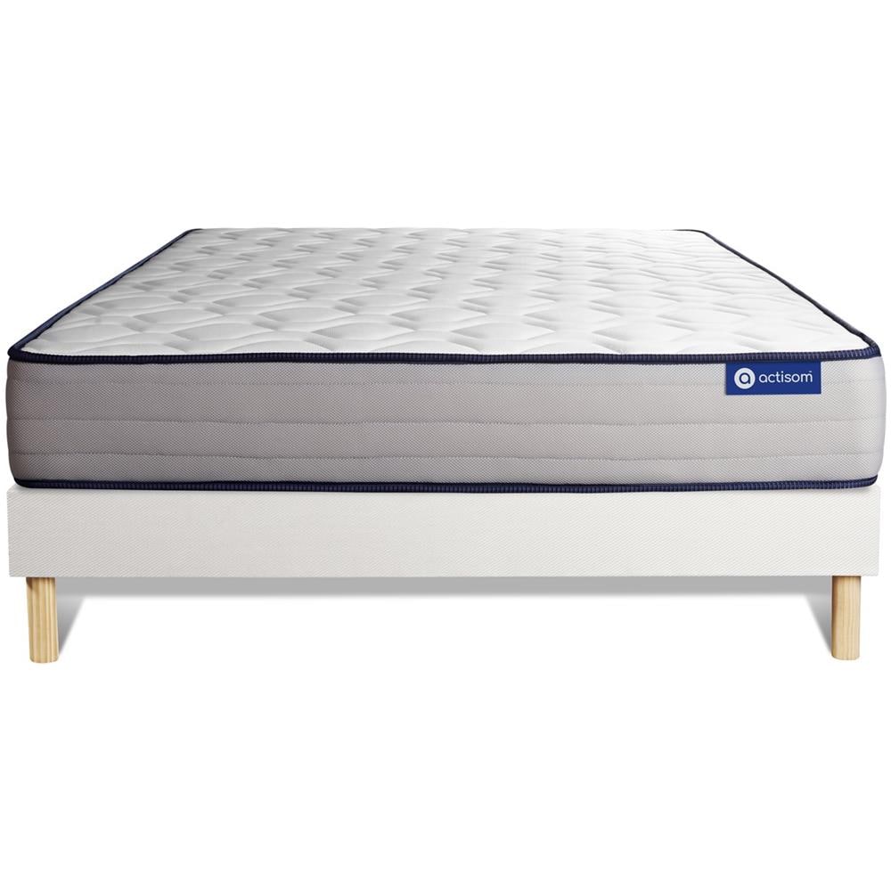 Kit Rete E Materasso Actiflex Form 130x220cm - Spessore : 22cm - Molle Insacchettate E Memory Foam - Rigido - Foto 1