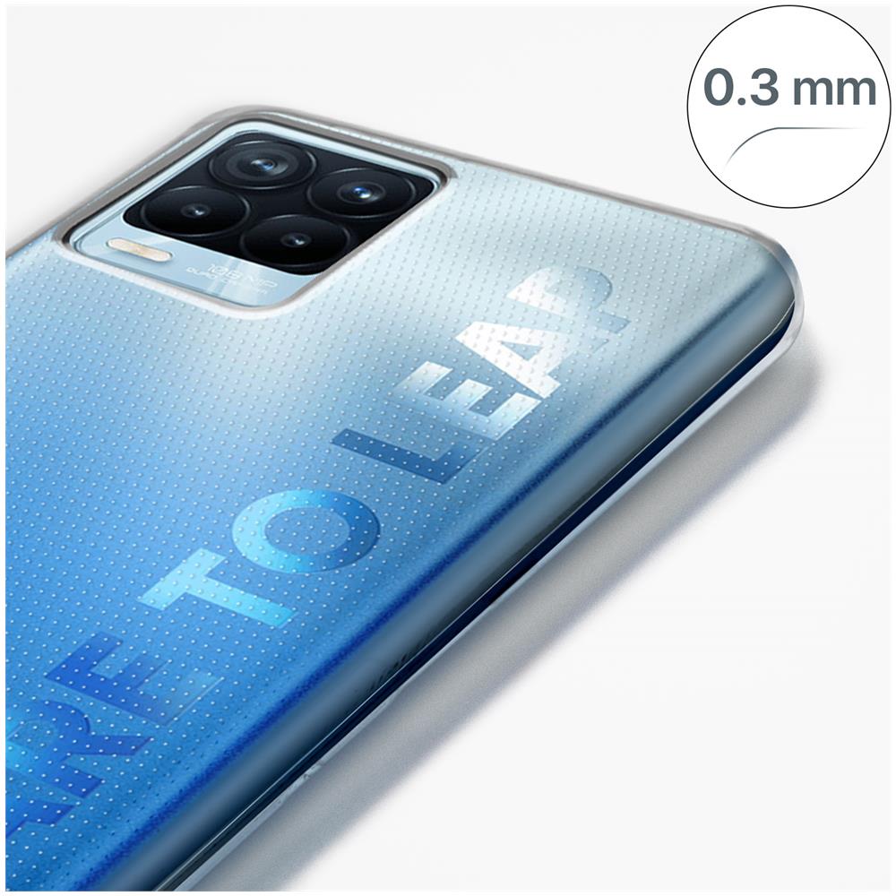 Cover Realme 8 E 8 Pro Silicone Extra-sottile Trasparente - Foto 1