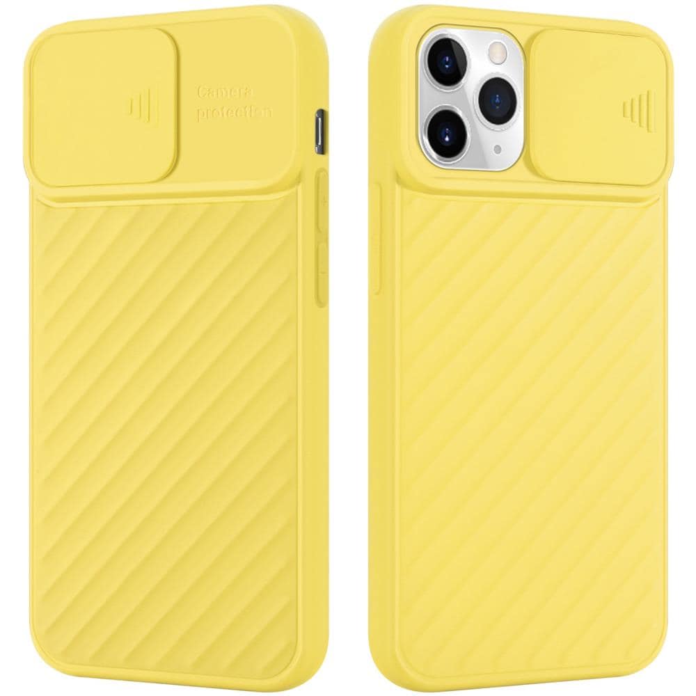 Custodia Compatibile Con Apple Iphone 11 Pro Max In Giallo Opaco - Coperchio Protettivo In Silicone Tpu Flessibile E Con Protezione Per La Fotocamera - Foto 1