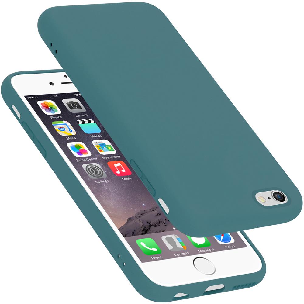 Cadorabo Custodia Compatibile Con Apple Iphone 6 / Iphone 6s In Liquid Verde - Coperchio Protettivo In Silicone Tpu Flessibile - Foto 1