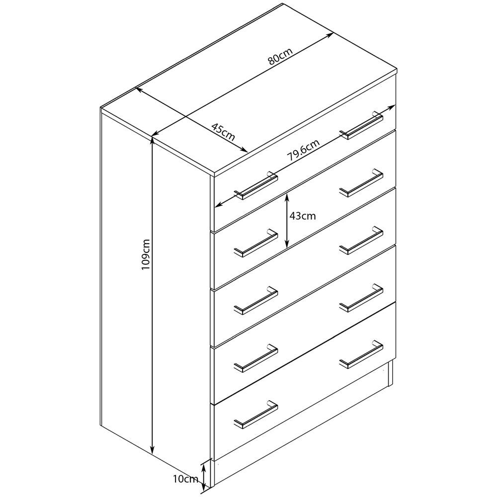 Jarl - Cassettiera Con 4 Cassetti - Foto 3