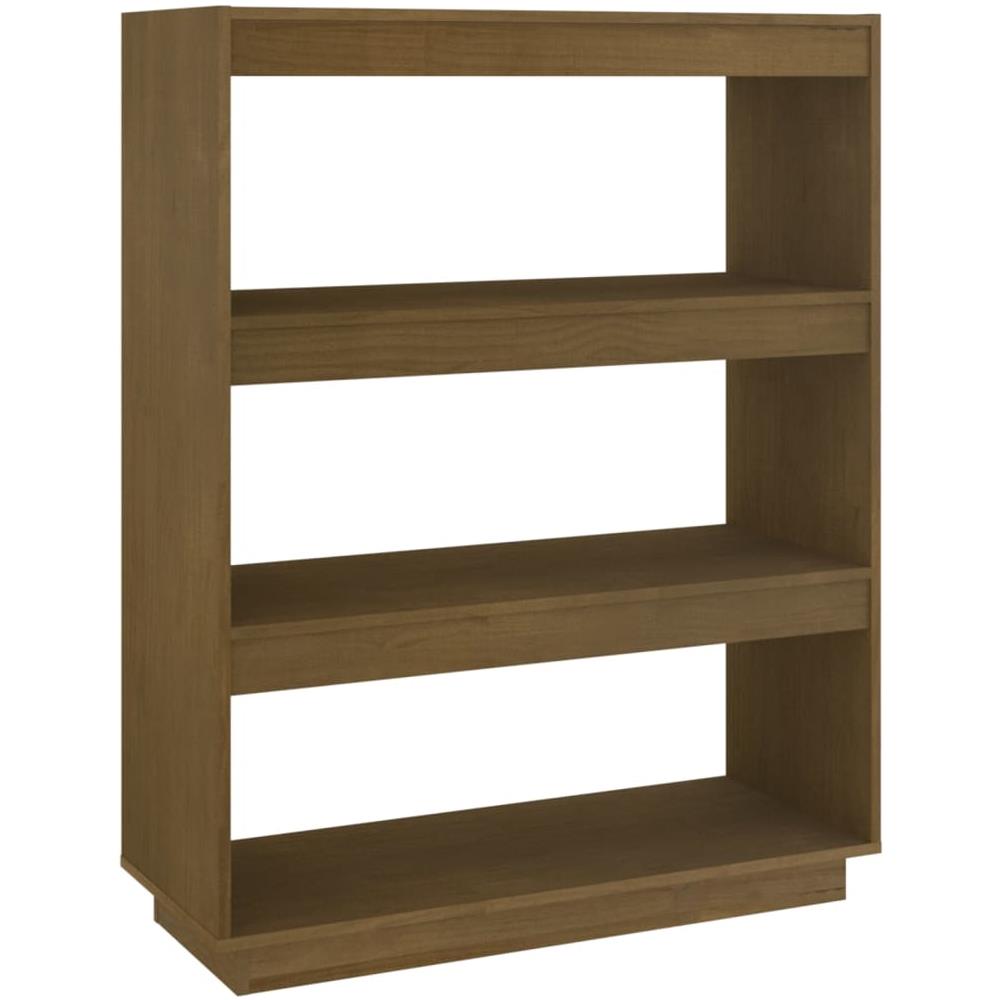 Libreria / divisorio Miele 80x35x103 Cm In Legno Massello Di Pino - Foto 2