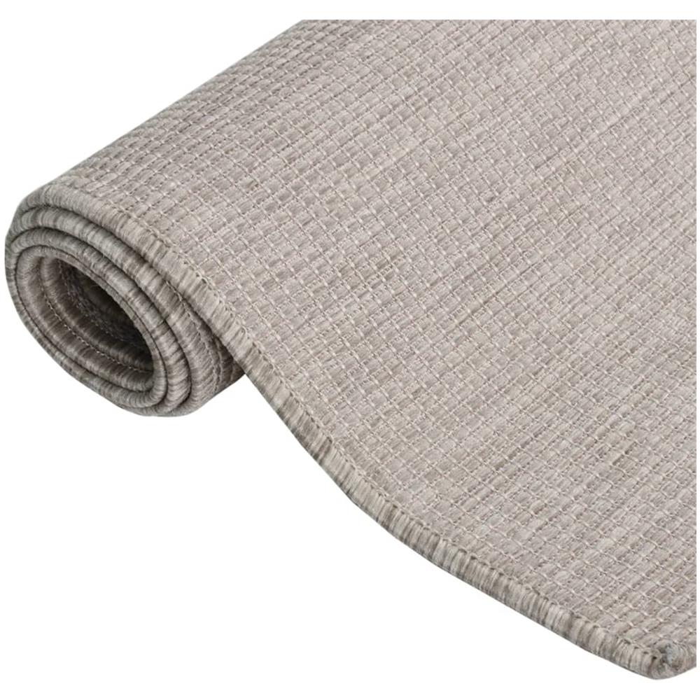 Tappeto Da Esterni A Tessitura Piatta 80x250 Cm Tortora - Foto 3