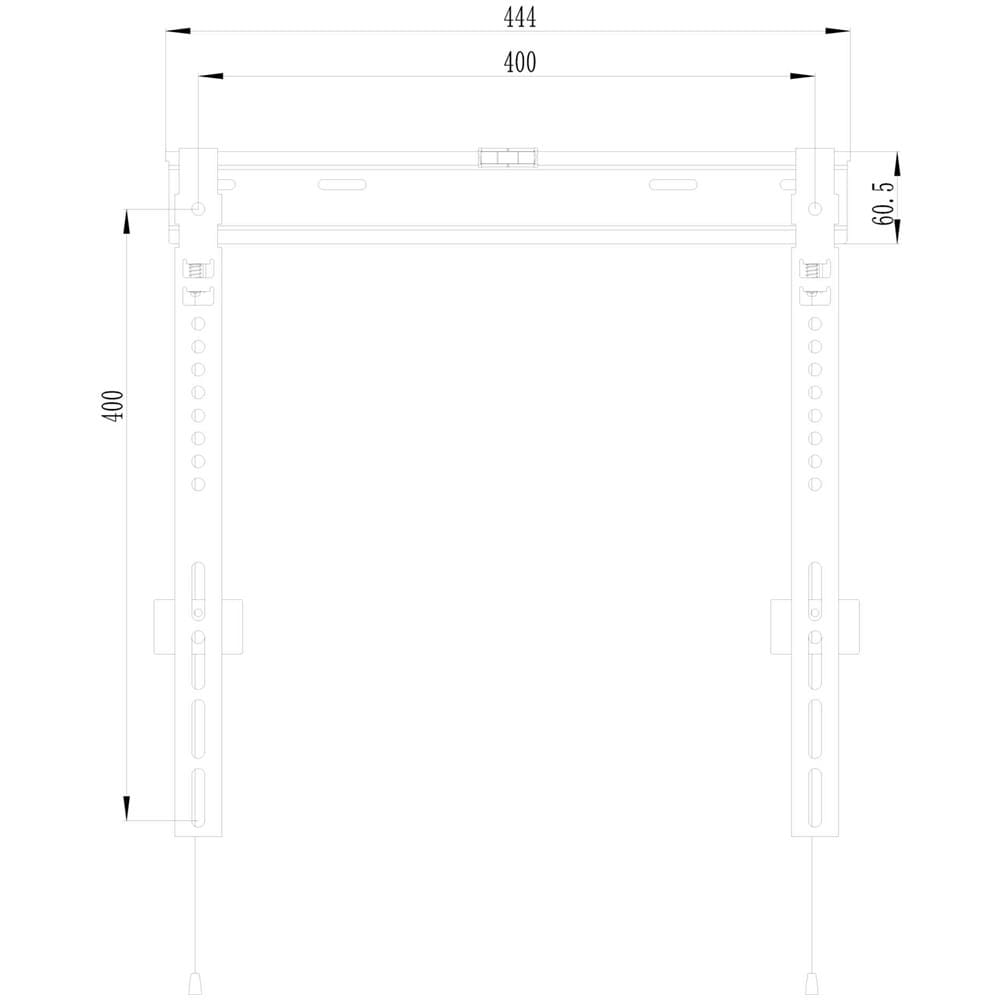 650363 Supporto per display espositivi 139,7 cm (55") Nero - Foto 3